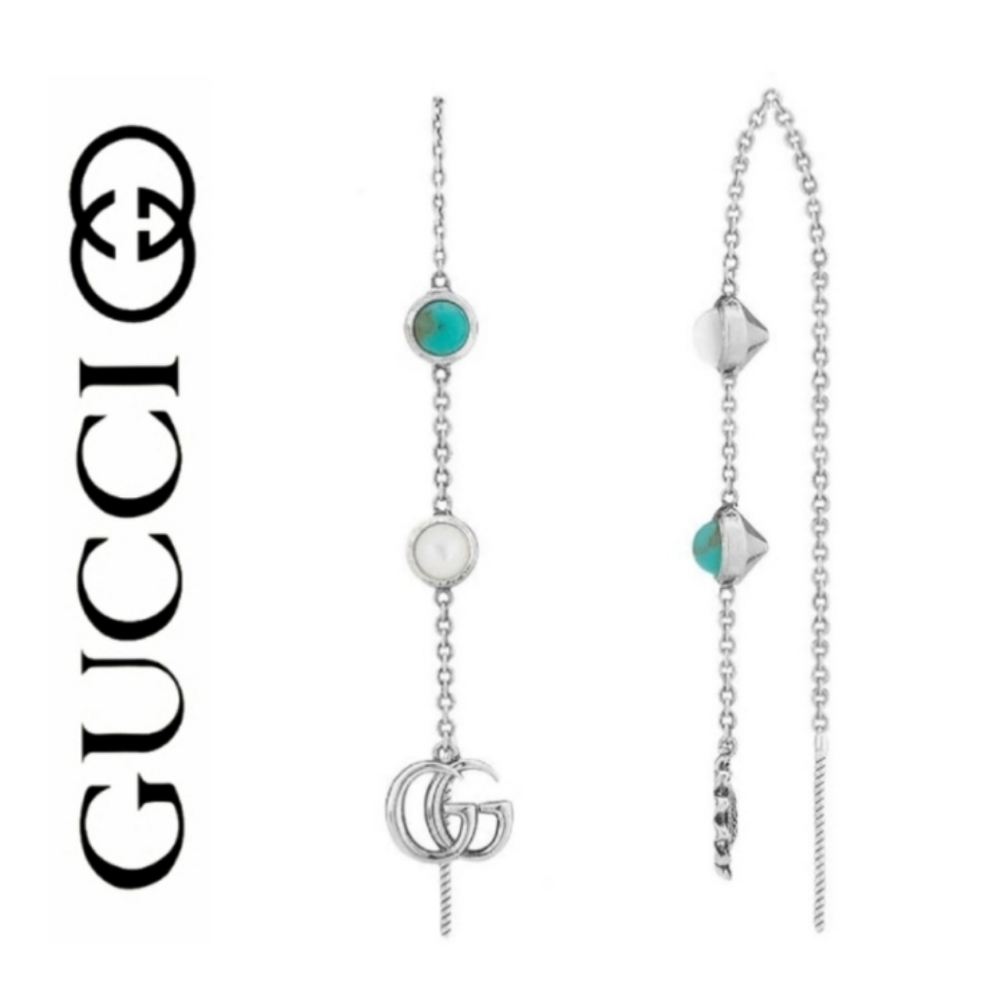 🆕️ Gucci Marmont SS .925 threader drop earrings